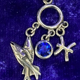 Pisces Pendant With Birthstone